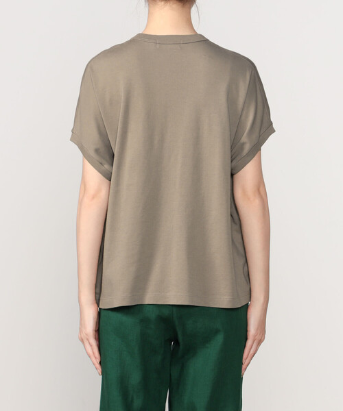 GYMPHLEX(ジムフレックス)の「Gymphlex | キャップスリーブTシャツ WOMEN(Tシャツ/カットソー・レディース・ブルー系その他/グレイッシュベージュ/ホワイト/ブラック・14)」の16枚目の写真