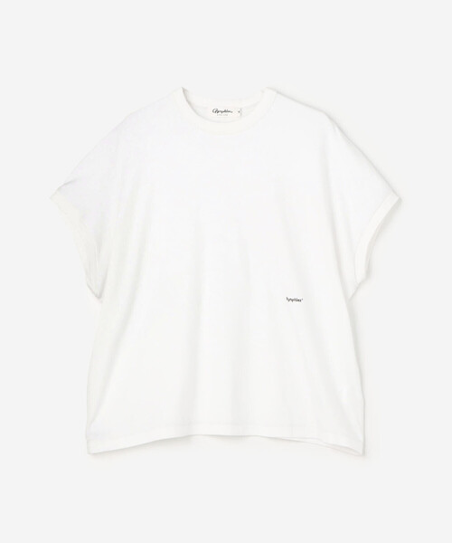GYMPHLEX(ジムフレックス)の「Gymphlex | キャップスリーブTシャツ WOMEN(Tシャツ/カットソー・レディース・ブルー系その他/グレイッシュベージュ/ホワイト/ブラック・14)」の6枚目の写真