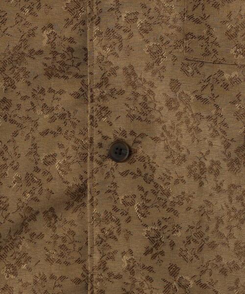 green label relaxing（グリーンレーベルリラクシング）の「リネンライク ジャカード ワイドカラー シャツ（シャツ/ブラウス・メンズ・モカ/ネイビー/ターコイズブルー・L/XL/S/M）」の13枚目の写真