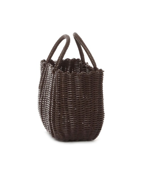 BAYFLOW（ベイフロー）の「BFパーチャスバックM23（かごバッグ・レディース・ピンク/ブラウン・0）」の8枚目の写真