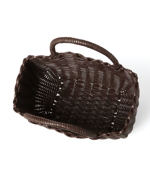 BAYFLOW（ベイフロー）の「BFパーチャスバックM23（かごバッグ・レディース・ピンク/ブラウン・0）」の10枚目の写真