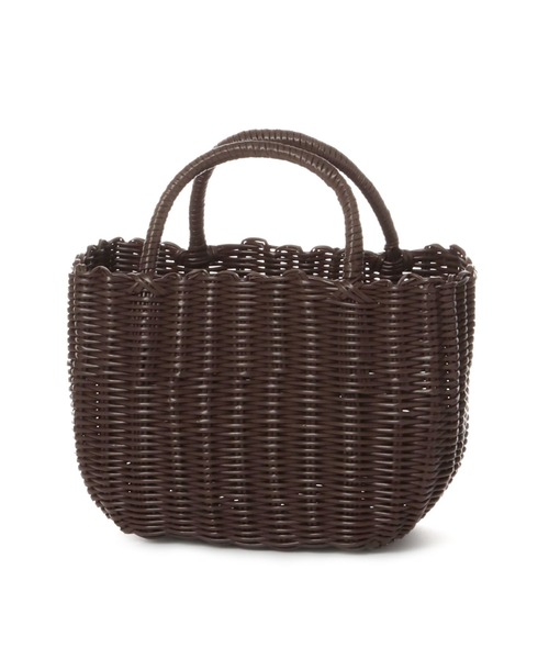 BAYFLOW（ベイフロー）の「BFパーチャスバックM23（かごバッグ・レディース・ピンク/ブラウン・0）」の7枚目の写真