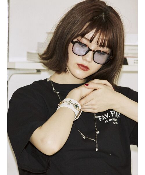 jouetie（ジュエティ）の「カラーレンズサングラス（サングラス・レディース・イエロー/レッド/ピンク/ブルー・FREE）」の11枚目の写真