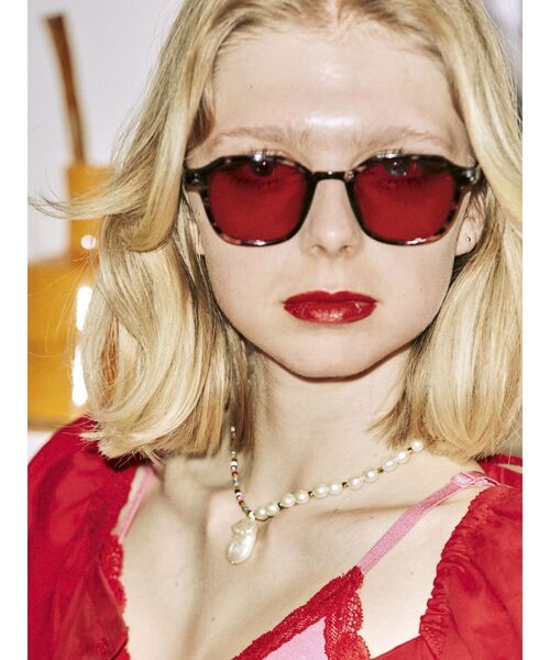 jouetie（ジュエティ）の「カラーレンズサングラス（サングラス・レディース・イエロー/レッド/ピンク/ブルー・FREE）」の13枚目の写真