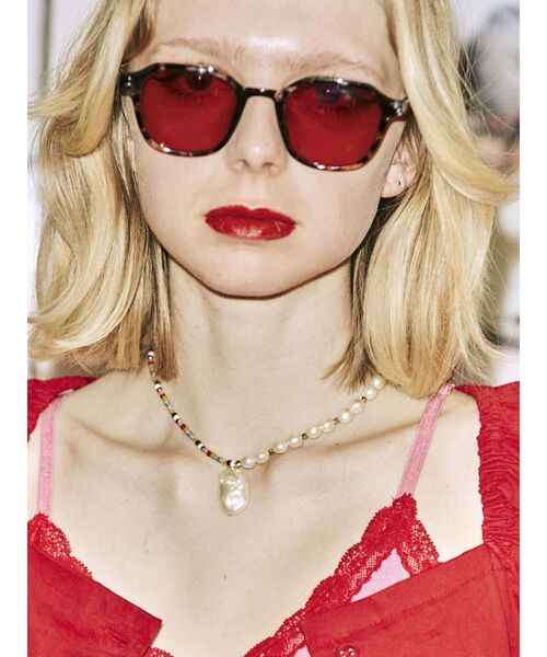 jouetie（ジュエティ）の「カラーレンズサングラス（サングラス・レディース・イエロー/レッド/ピンク/ブルー・FREE）」の14枚目の写真