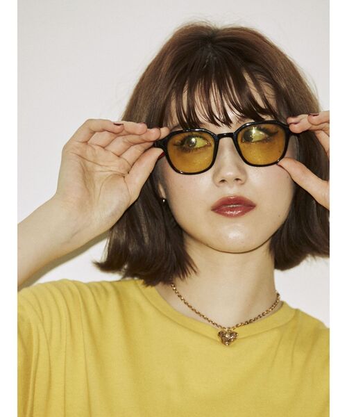 jouetie（ジュエティ）の「カラーレンズサングラス（サングラス・レディース・イエロー/レッド/ピンク/ブルー・FREE）」の17枚目の写真