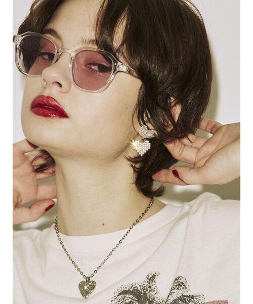 jouetie（ジュエティ）の「カラーレンズサングラス（サングラス・レディース・イエロー/レッド/ピンク/ブルー・FREE）」の22枚目の写真