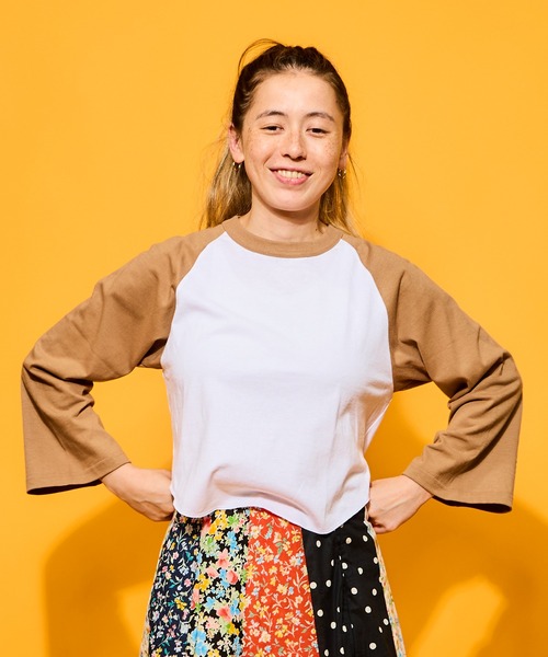 BELL SLEEVE RAGLAN TEE/ ベルスリーブ ラグラン（Tシャツ/カットソー）｜WALLA WALLA SPORT（ワラワラスポーツ） 6,380円