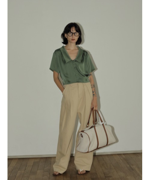 AMAIL(アマイル)の「AM season bigbag(ボストンバッグ・レディース・アイボリー/ブラック・FREE)」の20枚目の写真