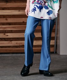 【NO ID.】Tencel Denim High-Waist Wide-Leg Pants / テンセル デニム ハイ ウエスト ワイド レッグ パンツ