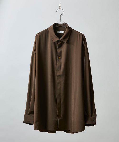 tk.TAKEO KIKUCHI（ティーケータケオキクチ）の「【WEB限定】ビッグサイズシャツ（シャツ/ブラウス・メンズ・ピンク系/ブルー/グレー/ホワイト/チャコールグレー/ブラック/ワインレッド/ブラウン系その他/ブルー系その他・01/02/03）」の5枚目の写真