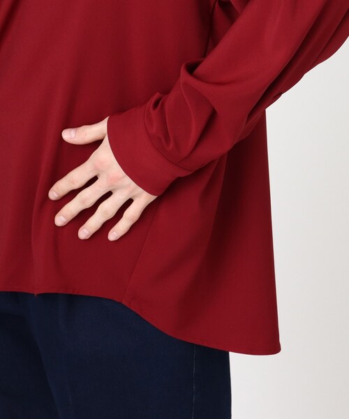 tk.TAKEO KIKUCHI（ティーケータケオキクチ）の「【WEB限定】ビッグサイズシャツ（シャツ/ブラウス・メンズ・ピンク系/ブルー/グレー/ホワイト/チャコールグレー/ブラック/ワインレッド/ブラウン系その他/ブルー系その他・01/02/03）」の22枚目の写真