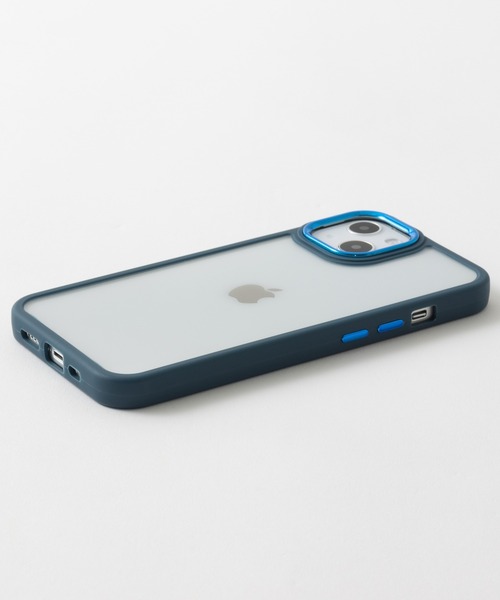 emonique（エモニーク）の「マット/メタリックコントラスト フレーム 耐衝撃 iPhoneケース カバー【se/11/11pro/12/12pro/13/14/14pro/12mini/13mini/15/15pro対応】（スマホケース/カバー・レディース・ブラック/ダークパープル/ブルー/パープル/レッド/ピンク/グリーン・iPhone 7/8/SE(第2/第3世代)/iPhone 11/iPhone 11 Pro/iPhone 12/iPhone 12 Pro/iPhone 13/iPhone 14/iPhone 14 Pro/iPhone 15 Pro/iPhone 15）」の13枚目の写真