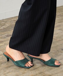 Ray BEAMS | Ray BEAMS / ラウンド カット ミュール(サンダル)