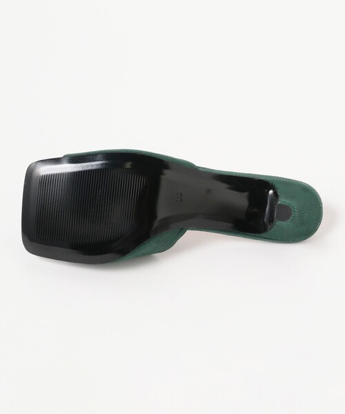 Ray BEAMS（レイビームス）の「Ray BEAMS / ラウンド カット ミュール（サンダル・レディース・ブラック/グリーン・37/38/39/36）」の5枚目の写真