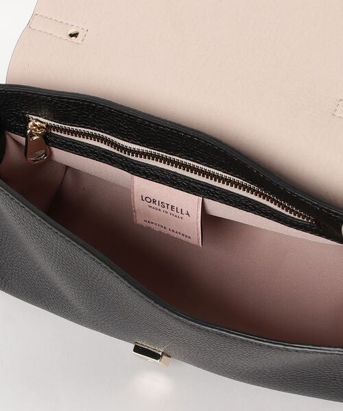 LORISTELLA（ロリステッラ）の「【LORISTELLA】BETH レザーショルダー リアルレザー 本革 2529（ショルダーバッグ・レディース・グレイッシュベージュ/グレー/ブラック・FREE）」の4枚目の写真