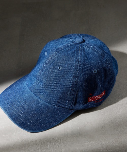 SETUP7（セットアップセブン）の「【GOODHUE'S】MAISONCLUB 別注embroidery classic low cap（キャップ・メンズ・ホワイト/ベージュ/ブルー/ブラック・FREE）」の4枚目の写真