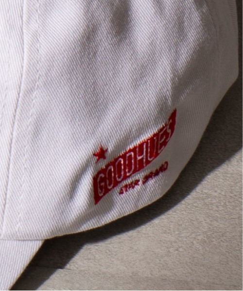 SETUP7（セットアップセブン）の「【GOODHUE'S】MAISONCLUB 別注embroidery classic low cap（キャップ・メンズ・ホワイト/ベージュ/ブルー/ブラック・FREE）」の6枚目の写真