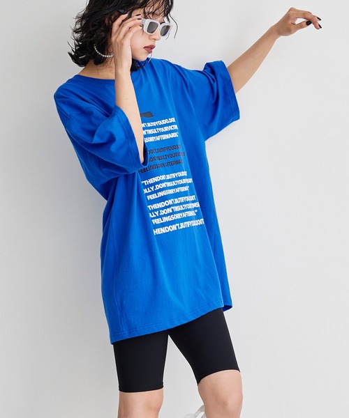 Narcissus（ナルシス）の「【Narcissus】リブバイカーパンツ（その他パンツ・レディース・ブラック/ブルー・FREE）」の2枚目の写真