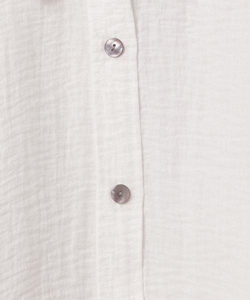 JEANASIS（ジーナシス）の「ドビーツイル2WAYスリーブシャツ/968938（シャツ/ブラウス・レディース・チャコールグレー/ホワイト/ボルドー・FREE）」の14枚目の写真