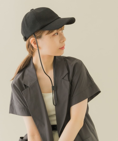 美品　オーラリー キャメル メルトンキャップ 帽子 楽天市場】7union キャップ レディース 黒/茶色 セブンユニオン