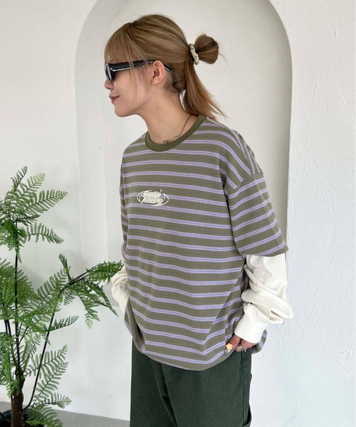 sedacle（セダクル）の「レイヤードライクアソートロンT（Tシャツ/カットソー・メンズ・ブラック/カーキ/ネイビー・LARGE/MEDIUM）」の17枚目の写真