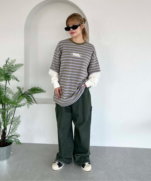 sedacle（セダクル）の「レイヤードライクアソートロンT（Tシャツ/カットソー・メンズ・ブラック/カーキ/ネイビー・LARGE/MEDIUM）」の22枚目の写真