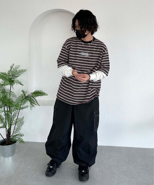 sedacle（セダクル）の「レイヤードライクアソートロンT（Tシャツ/カットソー・メンズ・ブラック/カーキ/ネイビー・LARGE/MEDIUM）」の12枚目の写真