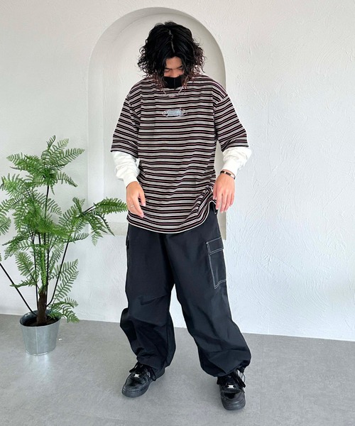 sedacle（セダクル）の「レイヤードライクアソートロンT（Tシャツ/カットソー・メンズ・ブラック/カーキ/ネイビー・LARGE/MEDIUM）」の13枚目の写真