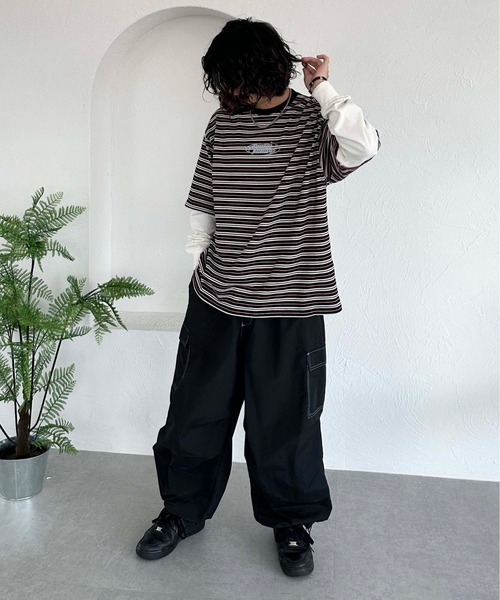 sedacle（セダクル）の「レイヤードライクアソートロンT（Tシャツ/カットソー・メンズ・ブラック/カーキ/ネイビー・LARGE/MEDIUM）」の14枚目の写真