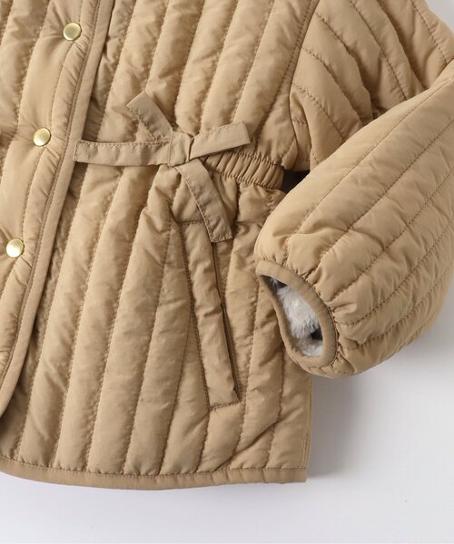 apres les cours（アプレレクール）の「ウエストリボンリバーシブルキルトアウター（その他アウター・キッズ・ブラウン/ベージュ・100/130/90/80/110/120/140）」の17枚目の写真