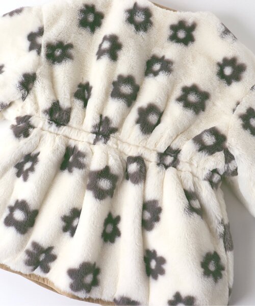 apres les cours（アプレレクール）の「ウエストリボンリバーシブルキルトアウター（その他アウター・キッズ・ブラウン/ベージュ・100/130/90/80/110/120/140）」の15枚目の写真