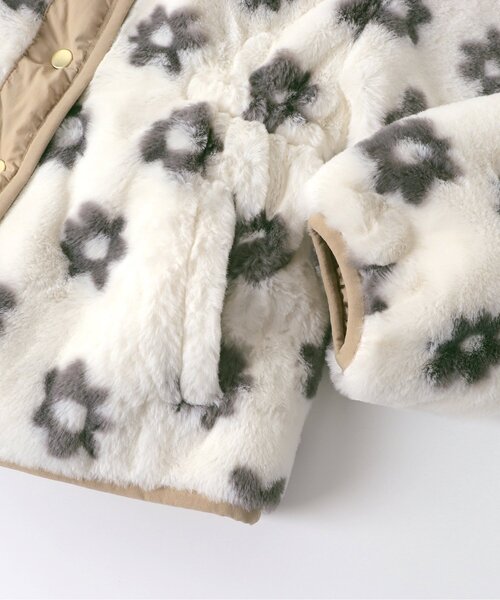 apres les cours（アプレレクール）の「ウエストリボンリバーシブルキルトアウター（その他アウター・キッズ・ブラウン/ベージュ・100/130/90/80/110/120/140）」の13枚目の写真