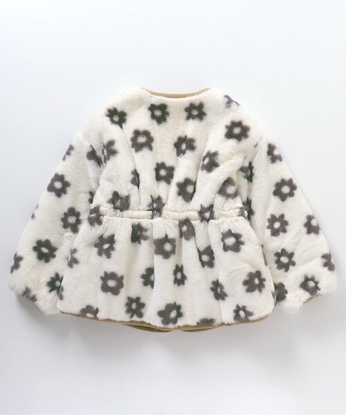 apres les cours（アプレレクール）の「ウエストリボンリバーシブルキルトアウター（その他アウター・キッズ・ブラウン/ベージュ・100/130/90/80/110/120/140）」の5枚目の写真