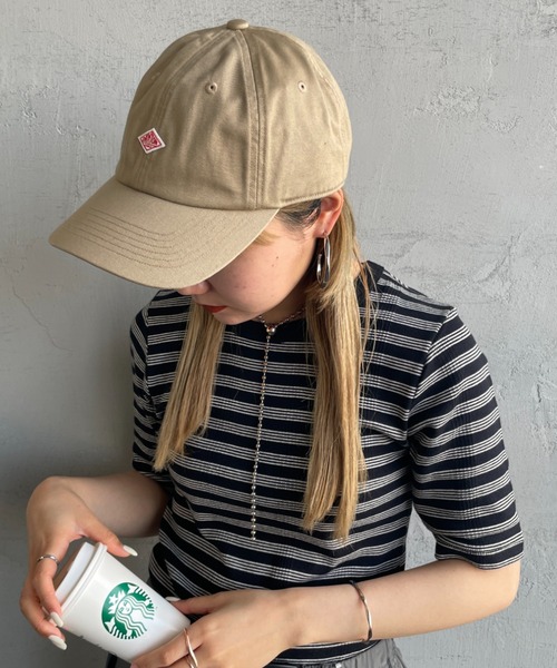 DANTON（ダントン）の「[DANTON/ダントン] ワンポイントロゴ 6パネルキャップ（キャップ・レディース・ベージュ/アイボリー/グリーン/ブラック/ネイビー・F）」の3枚目の写真