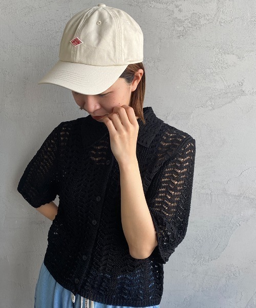 DANTON（ダントン）の「[DANTON/ダントン] ワンポイントロゴ 6パネルキャップ（キャップ・レディース・ベージュ/アイボリー/グリーン/ブラック/ネイビー・F）」の2枚目の写真