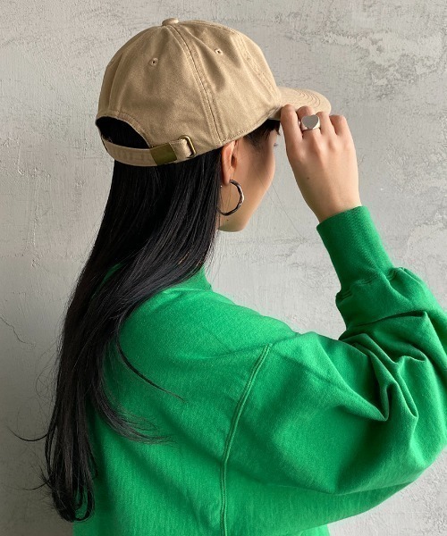 DANTON（ダントン）の「[DANTON/ダントン] ワンポイントロゴ 6パネルキャップ（キャップ・レディース・ベージュ/アイボリー/グリーン/ブラック/ネイビー・F）」の15枚目の写真