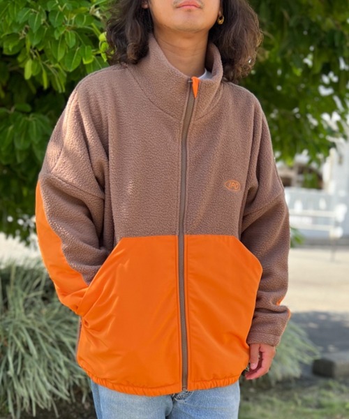 IPD(アイピーディー)の「【IPD】THROW BACK FULL ZIP FLEECE(その他トップス・メンズ・ネイビー/チャコールグレー/キャメル・LARGE/MEDIUM)」の13枚目の写真