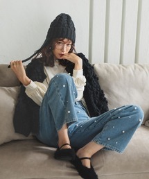 ハンドメイドハートカーディガン