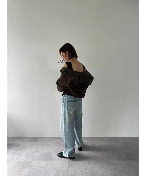 HANNE(アン)の「スタンドカラーブルゾン(ブルゾン・レディース・ブラック/カーキ・FREE)」の17枚目の写真