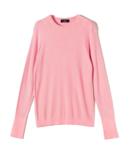 SHIPS(シップス)の「SHIPS Primary Navy Label:シルク カシミヤ プルオーバー(ニット/セーター・レディース・ブラック/ブラウン/ライトグレー/ミント/ピンク/グリーン/ベージュ/オフホワイト・38/36)」の8枚目の写真