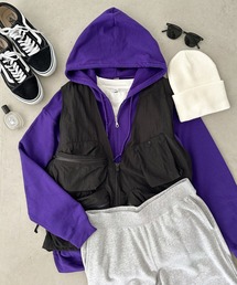 GILDAN（ギルダン）の「GILDAN(ギルダン)/8.0oz USAオーバーサイズ 裏起毛ベーシックフルジップパーカー サイズ 色展開豊富（パーカー・メンズ）」