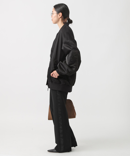 AP STUDIO(エーピーストゥディオ)の「Rayon cotton MA-1(MA-1・レディース・ブラック・FREE)」の13枚目の写真