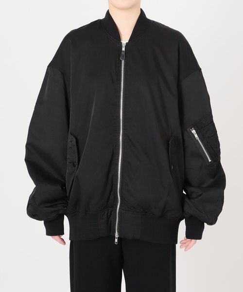 AP STUDIO(エーピーストゥディオ)の「Rayon cotton MA-1(MA-1・レディース・ブラック・FREE)」の15枚目の写真