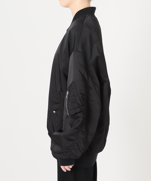 AP STUDIO(エーピーストゥディオ)の「Rayon cotton MA-1(MA-1・レディース・ブラック・FREE)」の16枚目の写真