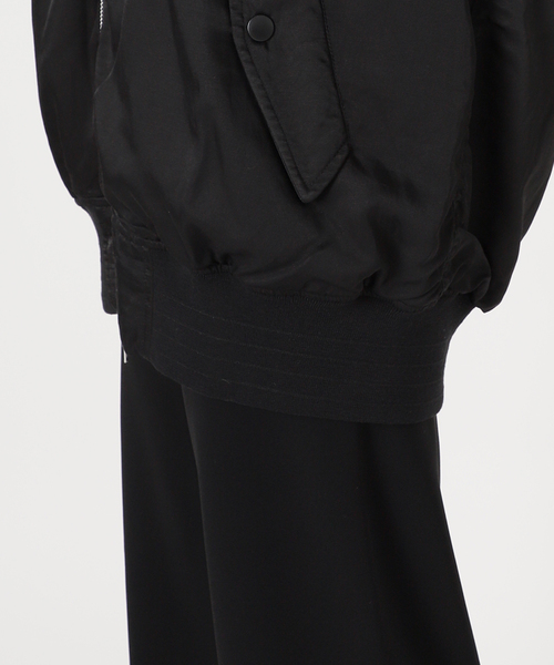 AP STUDIO(エーピーストゥディオ)の「Rayon cotton MA-1(MA-1・レディース・ブラック・FREE)」の22枚目の写真