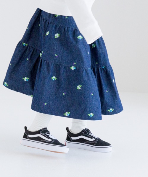 LOWRYS FARM（ローリーズファーム）の「シシュウティアードジャンバースカート　977093（ジャンパースカート・キッズ・ブラック/ネイビー・110cm/120cm/130cm/140cm/150cm）」の20枚目の写真