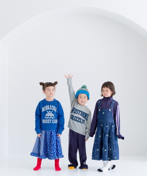 LOWRYS FARM（ローリーズファーム）の「シシュウティアードジャンバースカート　977093（ジャンパースカート・キッズ・ブラック/ネイビー・110cm/120cm/130cm/140cm/150cm）」の16枚目の写真