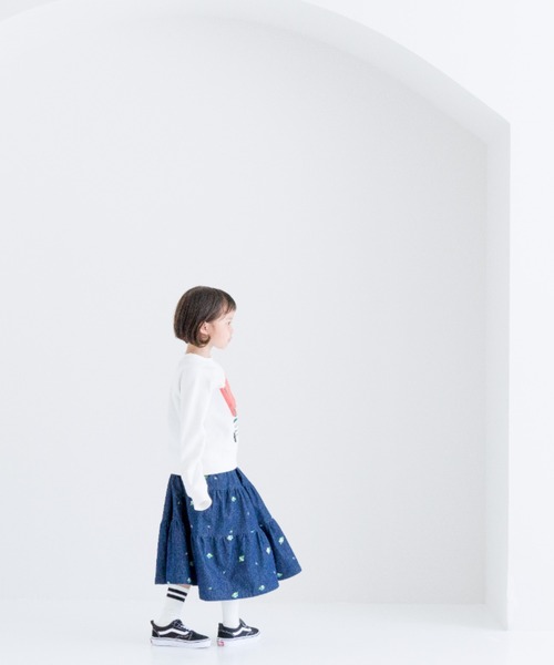 LOWRYS FARM（ローリーズファーム）の「シシュウティアードジャンバースカート　977093（ジャンパースカート・キッズ・ブラック/ネイビー・110cm/120cm/130cm/140cm/150cm）」の18枚目の写真