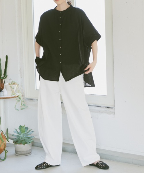 Libra Cue(リブラ キュー)の「加工デニムパンツ(デニムパンツ・レディース・ライトブルー・1)」の3枚目の写真
